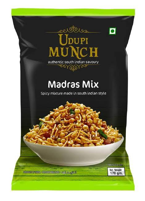 Udupi Munch Spicy Chanachur 辛口ベービラメン - KomeMame 米豆