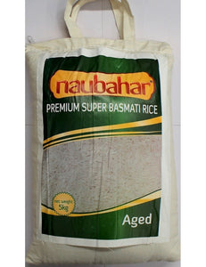 Naubahar Premium Basmati Rice 5kg バスマティライス　パキスタン産 - KomeMame 米豆